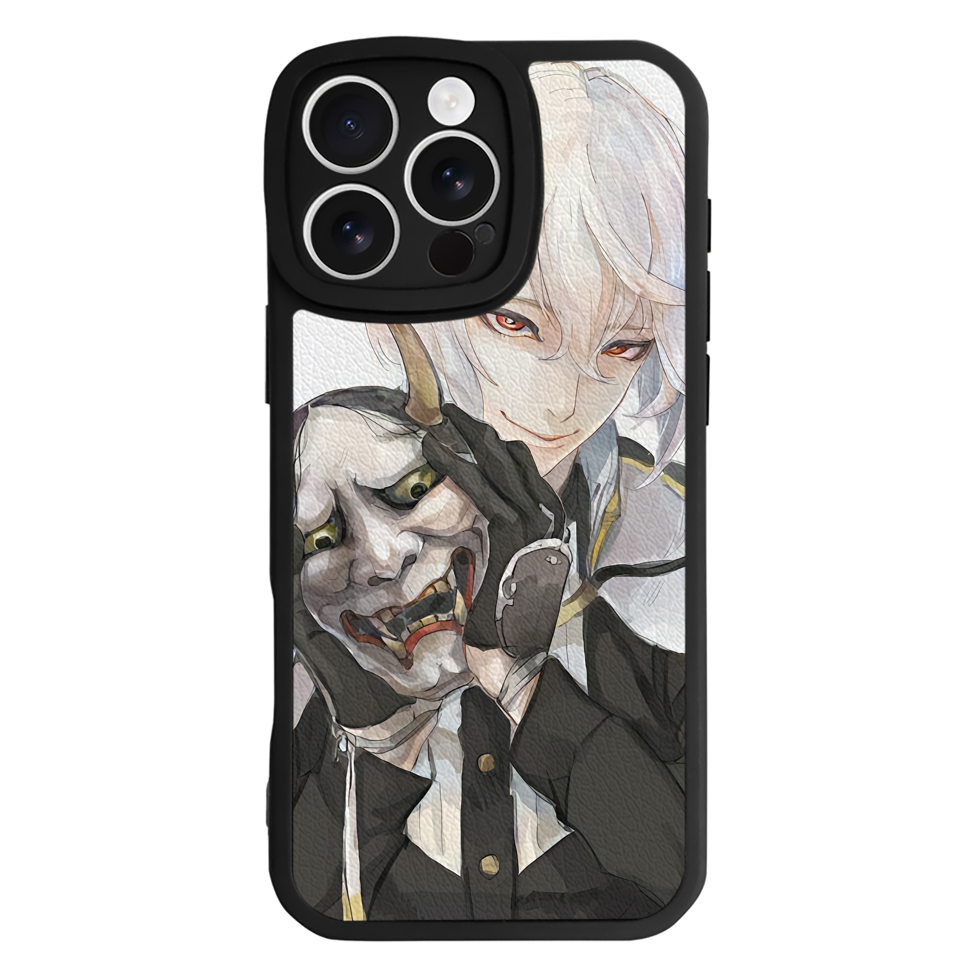（画像用） 刀剣乱舞 Touken Ranbu 【iPhone 16シリーズ対応】シリコンスマホケース（レザー調） 材質：シリコン